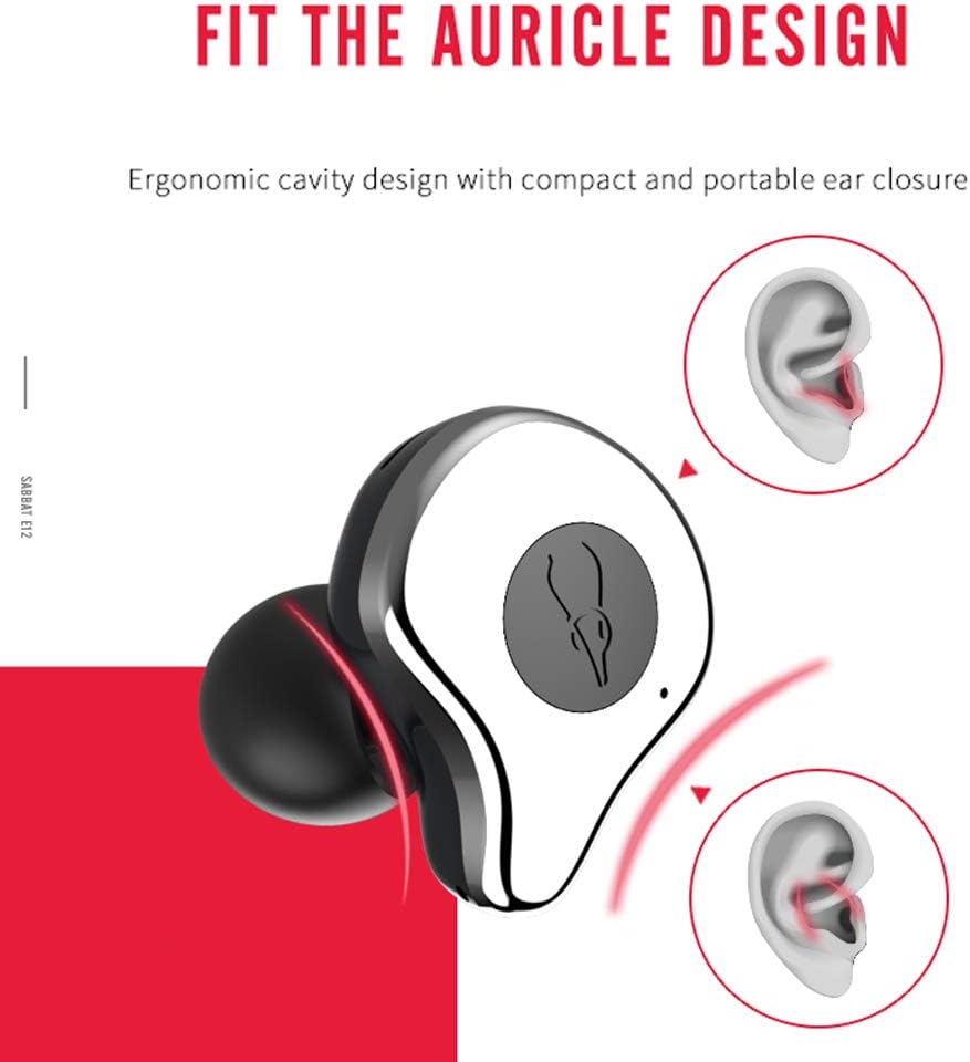 One-Day Sale: Up to 50% Off Sabbat True Wireless Earbuds, E12 Ultra Bluetooth 5.0 Headphones with Charging Case, Noise Cancelling Built in Mic TWS HiFi Bass Stereo in Ear 30 Hours Playtime Earphones for Android iPhone (Silver) Promo 40% OFF Sabbat True Wireless Earbuds, E12 Ultra Bluetooth 5.0 Headphones with Charging Case, Noise Cancelling Built in Mic TWS HiFi Bass Stereo in Ear 30 Hours Playtime Earphones for Android iPhone (Silver)
