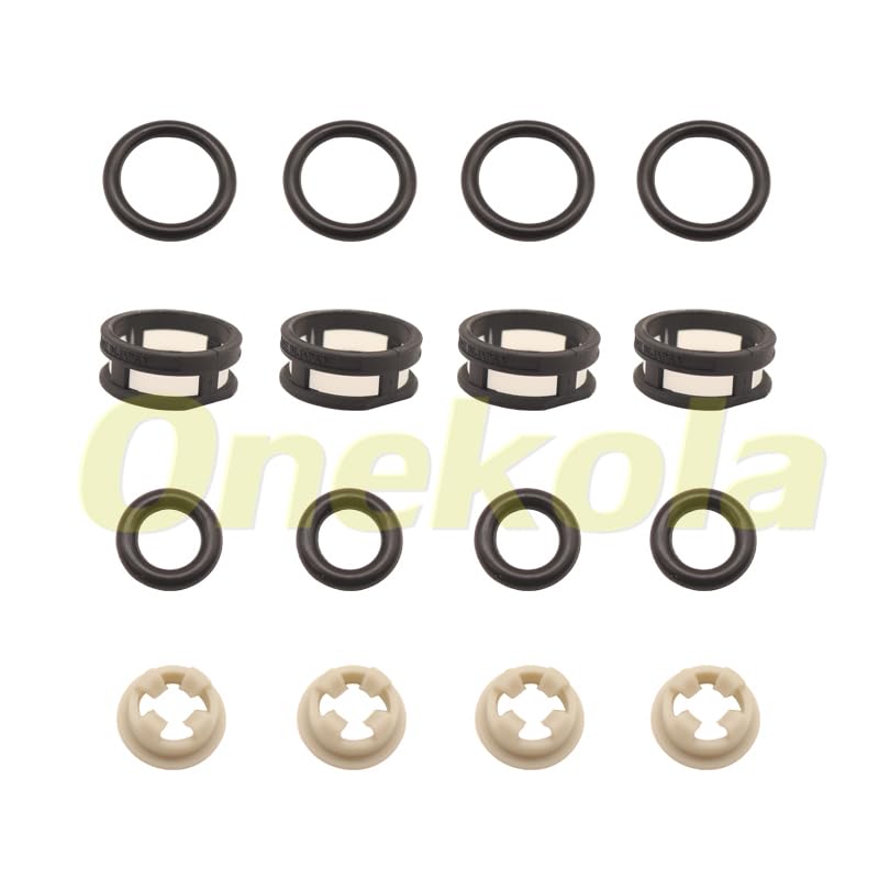 Fuel Injector Seal O-Ring Kit Seals Filters For 16600-57Y01 1991-1999 For Nissan Sentra 200SX NX 1.6L L4 GA16DE Engine 16600-57Y00 - (Color: 20 set)