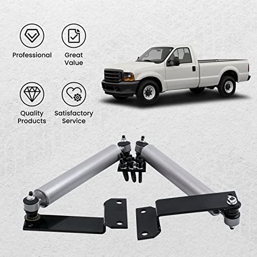 2-8" Lift Dual Steering Stabilizer For Ford F250 F350 Super Duty 4Wd 1999-2004, Excursion 4Wd 2000-2005, Suspension Lift Upgrade Steering Damper Replacement Kit #TOP4