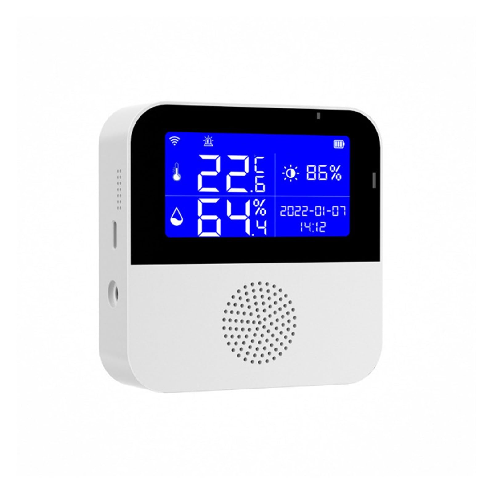 Termómetro interior del higrómetro detector de la luz sensor humedad temperatura Wifi con el trabajo pantalla LCD(Wifi sensor)