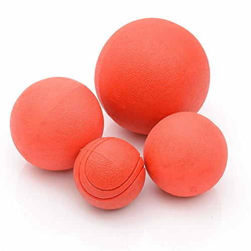Lxlp Solid Rubber Dog Balls Extreme,Non Toxic Virtually Indestructible Best Chew Toy,Red (Diameter:1.8Inch) #TOP7