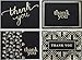 Spark Ink 100 Black and Gold Thank You Cards with Envelopes Bulk | 4x6 Inch Elegant Blank Cards & Envelopes, for Small Business, Wedding, Gift Cards, Graduation, Bridal & Baby Shower, Funeral | Made in USA