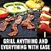 Grillaholics BBQ Grill Mat Heavy - 600 Degree Max Temperature Grilling Sheets - Set of 2 Grill Mats Non Stick - Lifetime Manufacturer Warranty