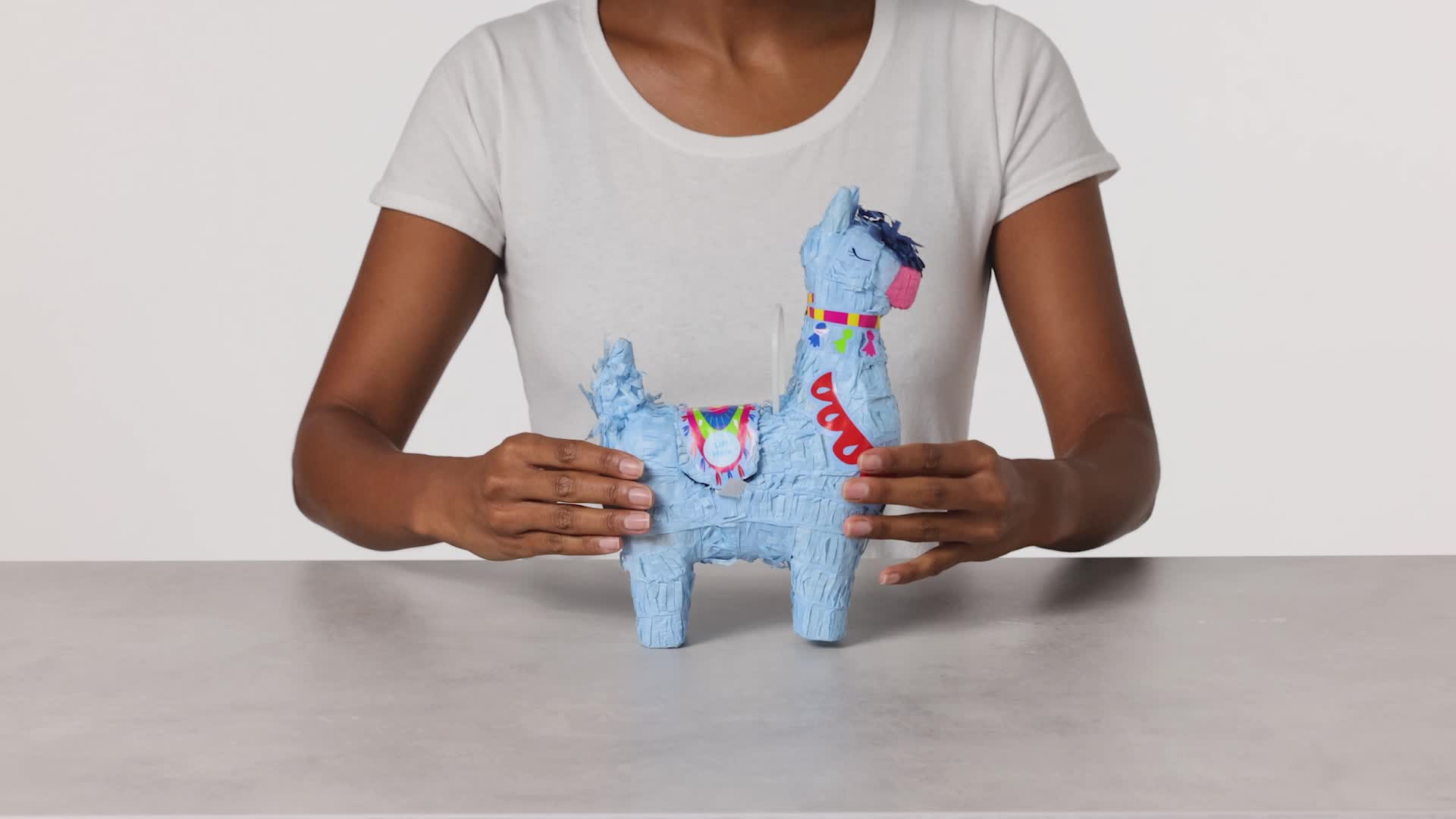 Party- Mini Llama Party Pinata, 1 Pc 73239-Lama Faveur Décoration-Fête Party- Mini Llama Party Pinata, 1 Pc 73239-Lama Faveur Décoration-Fête