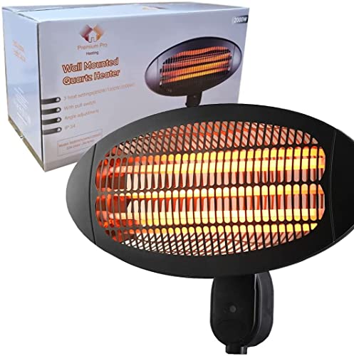Nassboards, Wall Mounted Heaters Made from Steel, Powered by Electric Quartz Bulbs with 3 Adjustable...