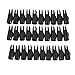 jiexi hwyp Archery Hunting Compound Bow Plastic Arrow Nocks for 5/16" Arrows Pack of 50 (Black)