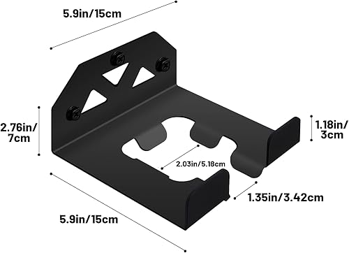 Miniatura 3 de Percha para recortar malezas para organización de garaje, montaje en pared, colgador de herramientas eléctricas de jardín, soporte para batidoras de
