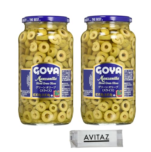 GOYA �O���[���I���[�u(�X���C�X) 900g×2�� SLICED GREEN OLIVE