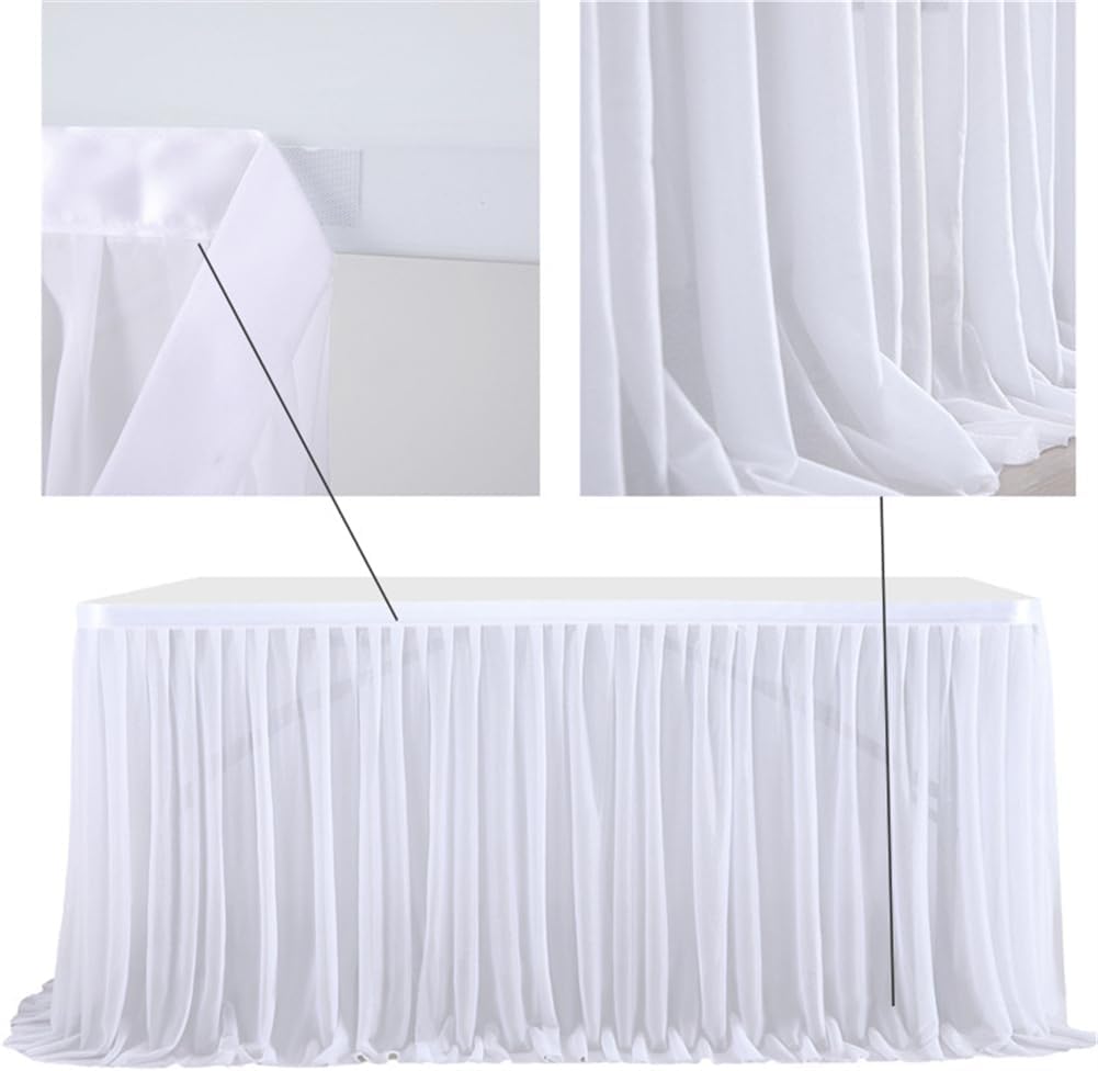 Akcesoria do stołów Przezroczyste obrusy, idealne na baby shower, wesela, przyjęcia urodzinowe i studniówki(1 UK,6FT)