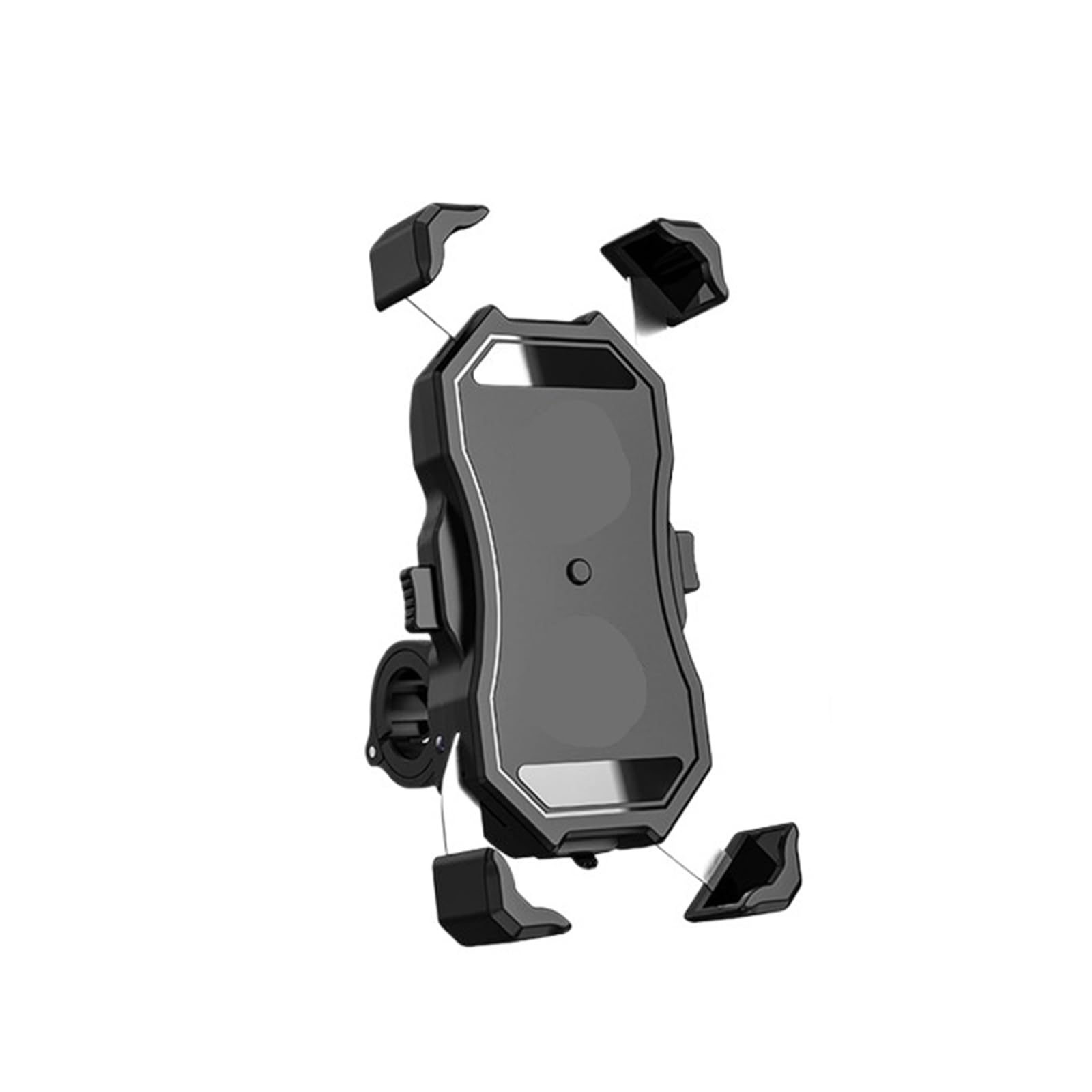 Generico Supporto for telefono for moto for smartphone for bici for cellulare a 360°(QC3.0 Charging)