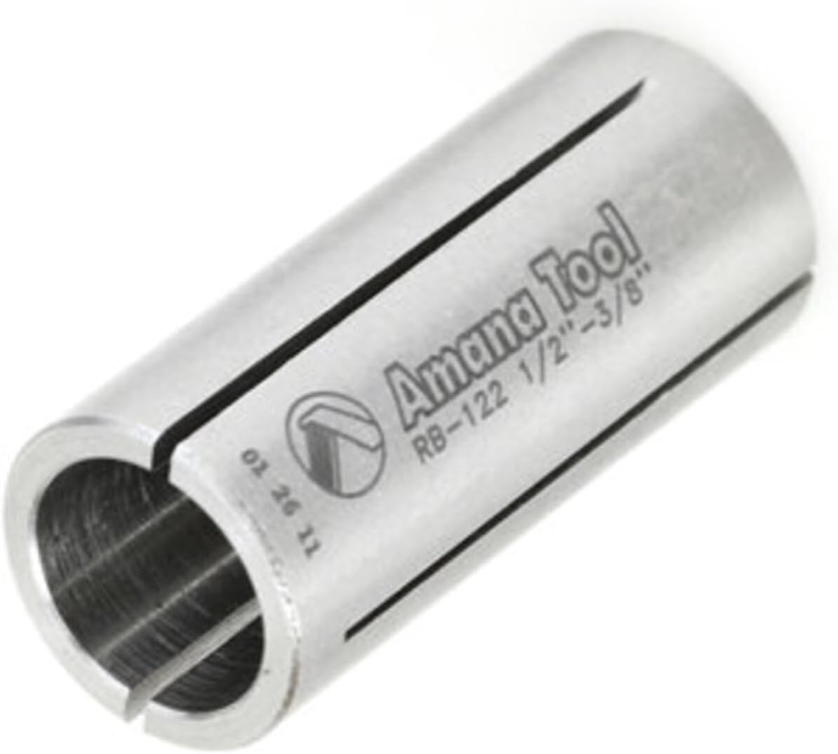 Amana Tool RB-128 High Precision Steel Router Collet Reducer 1/2 Overall D x 1/4 Inner D x 1-3/16 Inch Long
