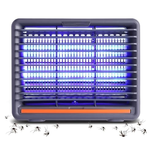 Image of Mosquito Killer Lamp for Home Electric | Fly Insect Jali Killer Machine, Insect Bug Zapper,Fly Catcher, Trap LED Lamp for Restaurants, Kitchen, Kids Bedroom, Indoor, Outdoor Office. (Gray)