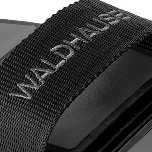 WALDHAUSEN Flex Massage-Striegel, schwarz/grau