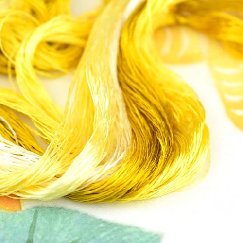 Image of Mulberry Silk Floss Embroidery Thread Floss-Cross Stitch Threads China Silk Woven Jewelry Threads DIY Sewing Kits (17)