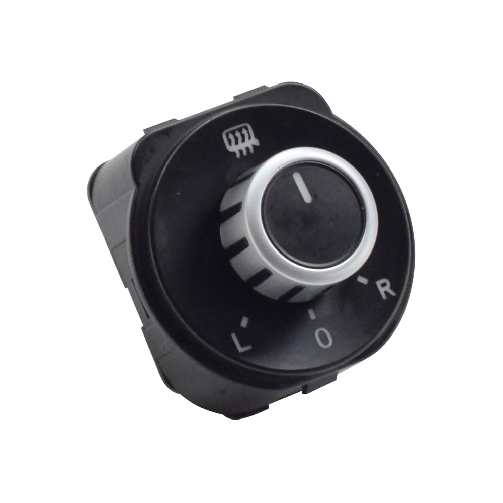 6RD959565B Bouton de réglage du rétroviseur latéral arrière pour VW Polo 6R 2011-2016 (Noir)
