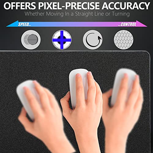 X-Raypad Aqua Control 2 Gaming Mouse Pad, Ultra-High Precision Mouse Pad with Perfect Speed and Control Capability, Consistent X and Y Glide, Designed for Fps Players with Low DPI Requirements - Image 5
