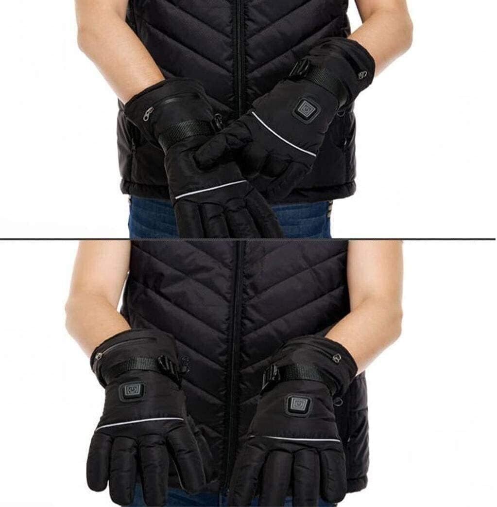 Electric Heated Gloves for Men & Women, Heated Gloves for Men Women Electric Heated Gloves Hand Back Heating Gloves, Heating Outdoor Gloves, Can Be Used for Skiing/Outdoor.