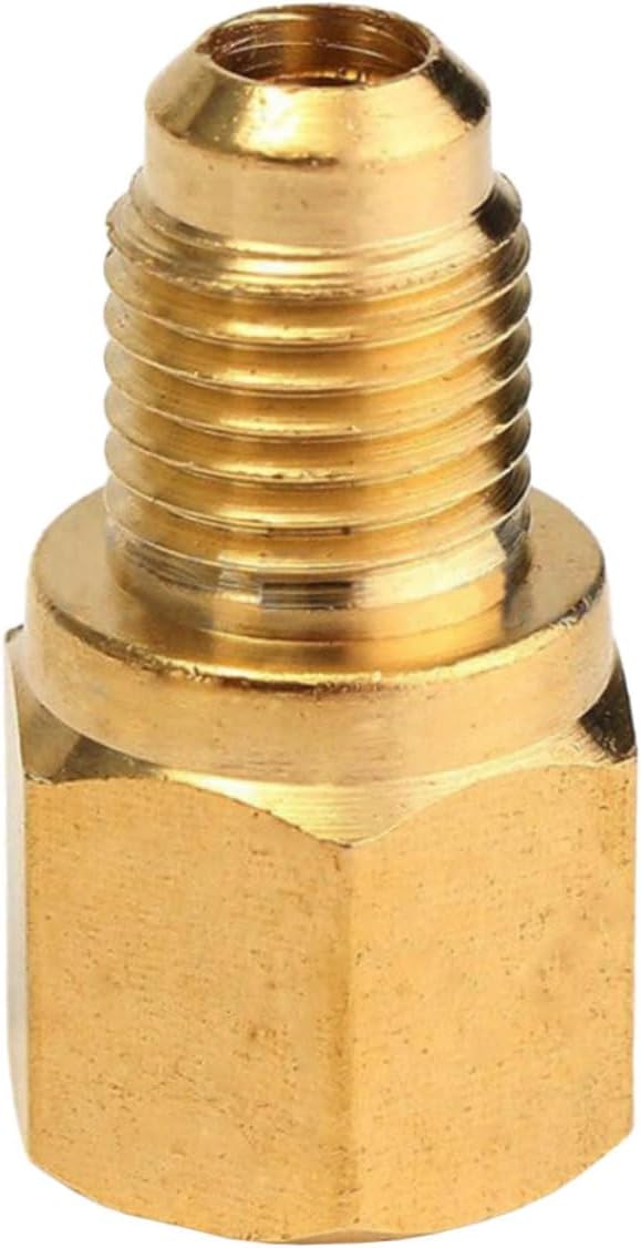 PRETYZOOM Adapter for Auto Adapter Fitting 1/4 External to 1/2 Internal Brass