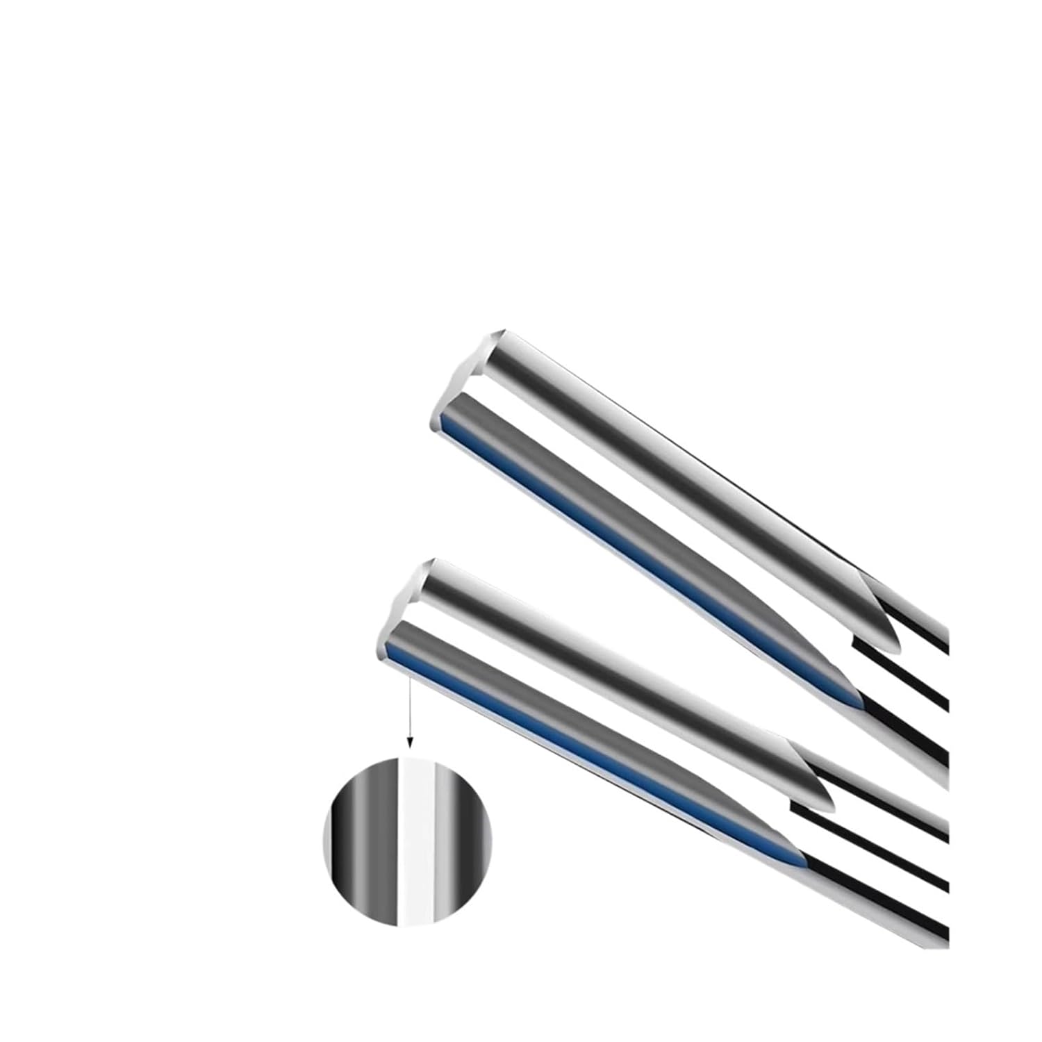 Straight Flute end Mills Carbide Reamer Straight Flulte Machine Reamer Uncotaed 4/6F 2-20mm Diameter Tungsten Steel Reamers CNC Tools(17.5x60x17.5x100x4F)