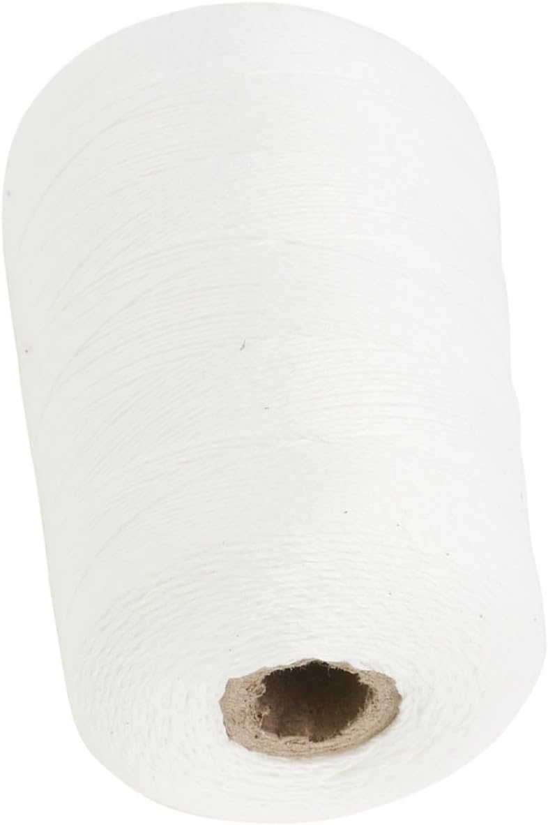 POPETPOP 1mm Cotton Cooking Twine for Meat Sausage Ham Food-Grade Kitchen Twine for Bundling and Packaging 1 Roll