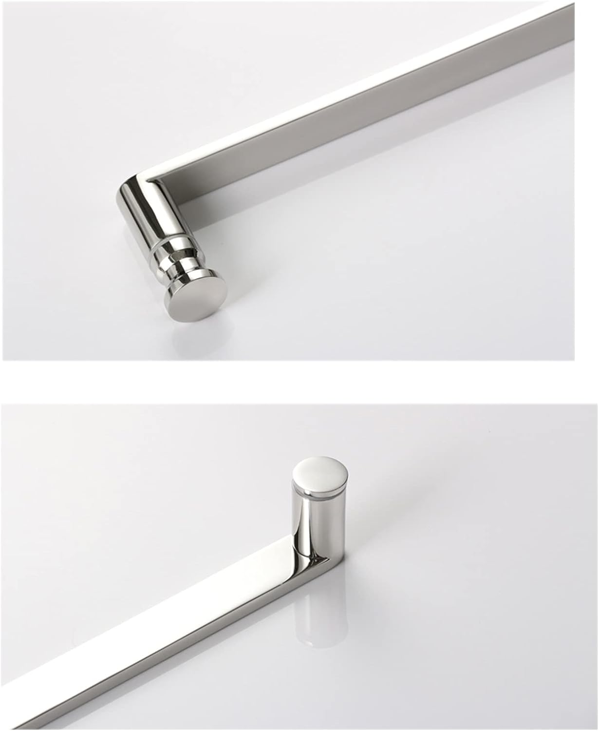 Single Shower Glass Door Handle Pull Replacement Parts, Bathroom Door Knobs for Interior/Exterior Doors Stainless Steel Towel Bar (Size : 500mm)