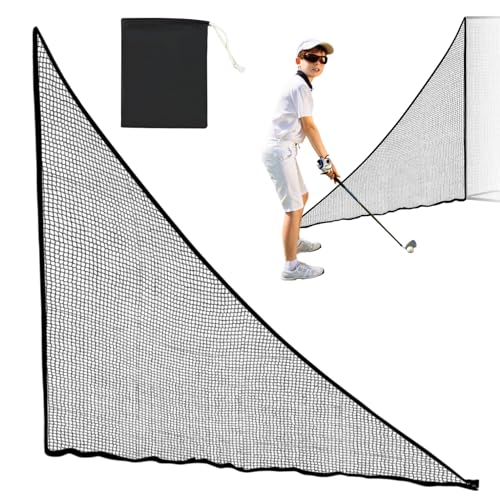 Red de barreras para golf, 7 x 7 pies, red de alto rendimiento, red de nailon resistente a las lágrimas, pantalla de protección deportiva para golf, béisbol, fútbol, hockey – sesiones de ejercicio
