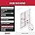 Delta Paxos 48 in. x 76 in. Frameless Sliding Shower Door in Matte Black with 5/16 in. (8mm) Tempered Clear Glass, SD5758478