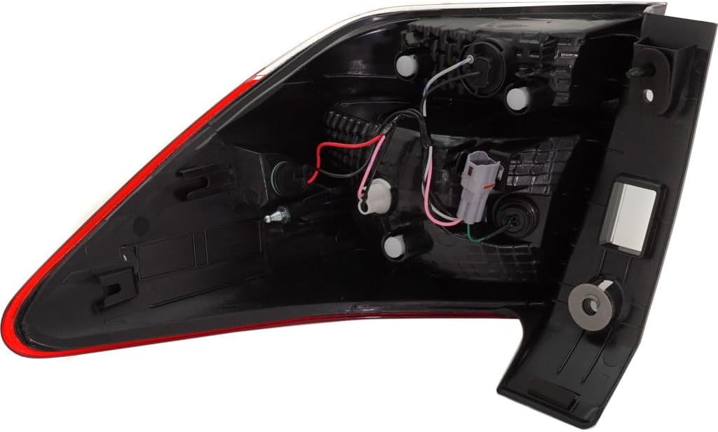 For Subaru Impreza 2017 2018 2019 Tail Light Driver and Passenger Side Pair Outer | LED | Chrome Housing | Red/Clear Lens | Hybrid/Wagon | Replacement For SU2804109, SU2805109 | 84201FL03B, 84912FL05A