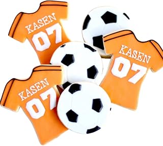 ½ Dz. Soccer Cookie Set! Keep Calm and Kick On! Perfect Sports Birthday Party Favor!