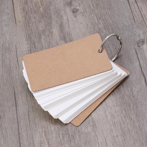 Tarjetas de índice con anillo de acero inoxidable Cabilock de alta durabilidad 5