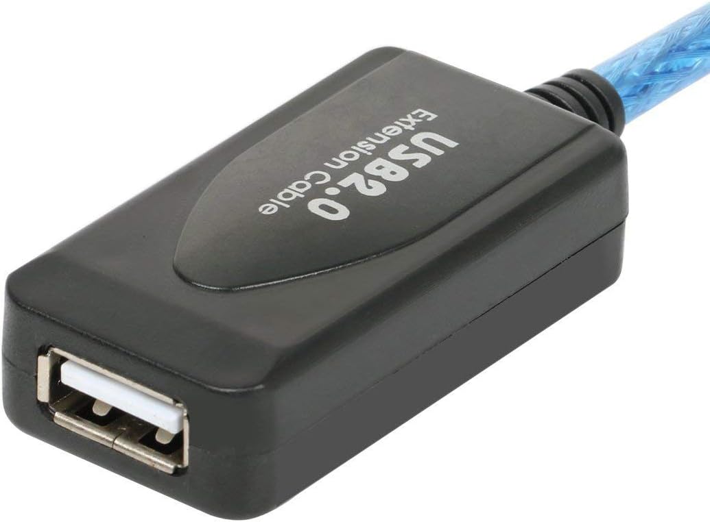 TRIXES 10 metre USB Extension Cable Active Repeater High Speed - USB 2.0 and USB 1.1 Compliant