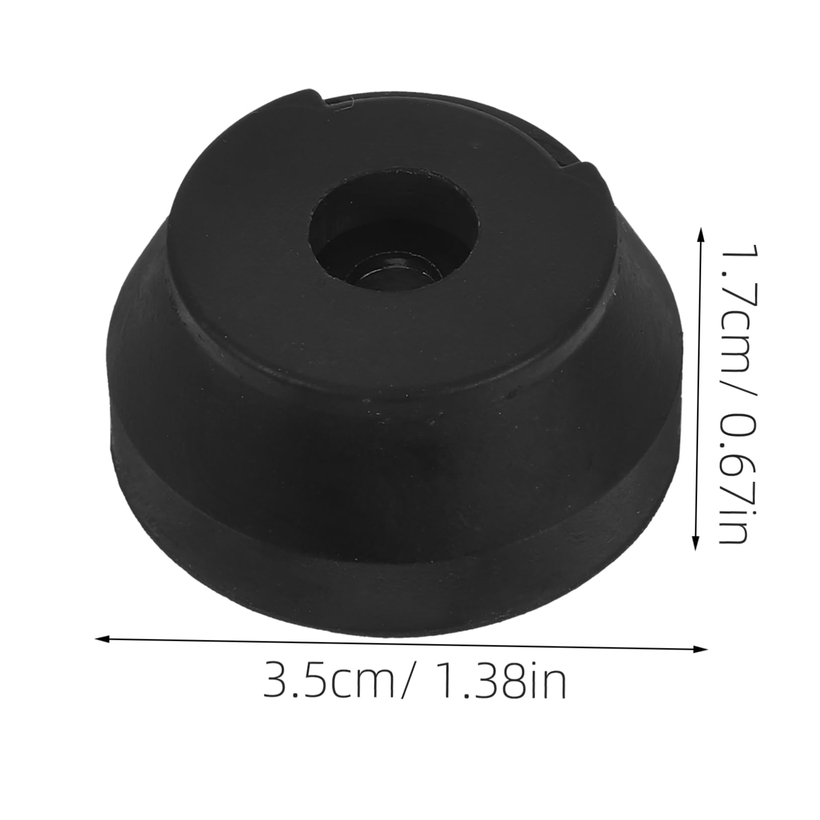 BCOATH Cane Anti-Slip Pad 3pcs Black Walking Stick Tips Support Cane Tips Crutches Accessories Thickened