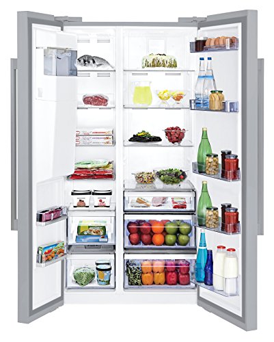 Side by Side Beko inox anti-trace pour une cuisine moderne et propre - 2