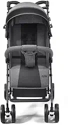 Multikids Baby Carrinho Passeio Flick 0-15Kgs Preto Com Cinza Bb445