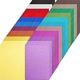 Zhanmai 160 Sheets Glitter Cardstock 250 GSM Thick Glitter Paper for Craft 20 Color Colored Cardstock Paper 8.5 x 11 Inch Glitter Card Stock Paper for DIY Crafts Scrapbooking Gift Wrapping Party Decor