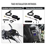 Generic-Fast-Charger-QC30-Motorcycle-USB-Charger-Type-c-Charger-Super-Fast-Charger-QC30-with-Voltmeter-ONOff-Switch-for-Phone-Tablet-78inch-Handlebar