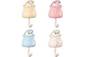 Kawaii Wall Hooks for Adorable Hanging Solutions