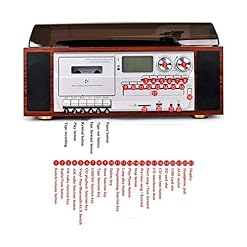 AURADO Tourne-disques Retro, Music Box Record Player, Valise Bluetooth Turntable for Vinyl Record, 3-Speed Turntable… - Les Beatles, Paul McCartney, John Lennon, RIngo Starr, George Harrison AURADO Tourne-disques Retro, Music Box Record Player, Valise Bluetooth Turntable for Vinyl Record, 3-Speed Turntable… – Image 7