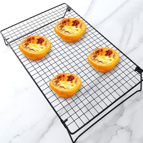 Bandeja de alambre apilable con diseño duradero de acero para asar 7