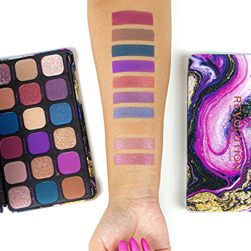 Image of Revolution Beauty London Forever Flawless,Eutopia,19 G Eyeshadows Palette| Long Wearing And Easily Blendable Eye Makeup With Shimmary & Matte Finish-19 G,Multi
