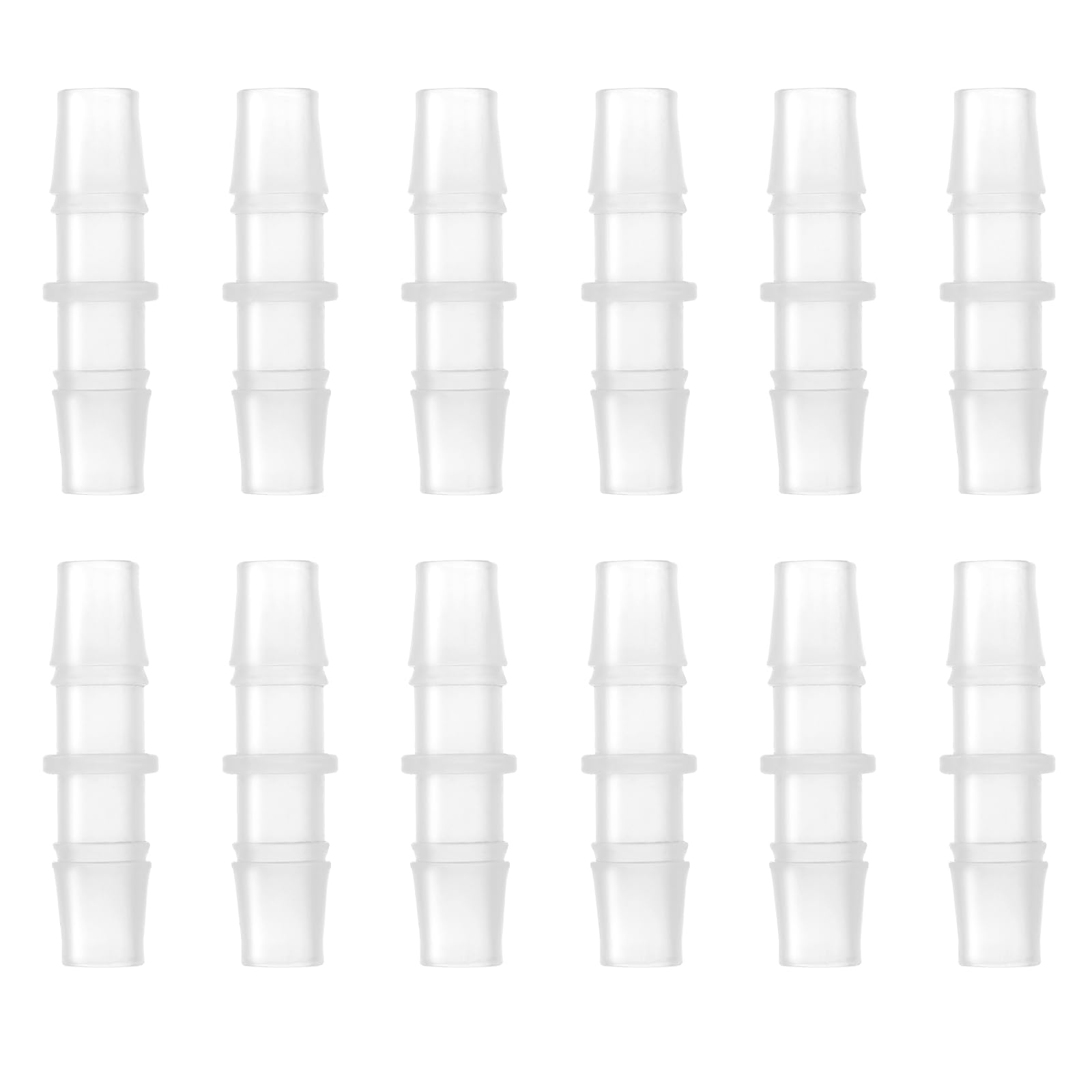 Raccord cannelé plastique blanc 0,95 cm pour réparer vos fuites et lier deux tuyaux sans soudure