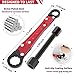 LAISGOO Plumbing Tools, Angle Stop Wrench Angle-On Wrench kit, plumbers wrench Angle Stop Removal Tool for professional plumber Installing New Compression Angle Stop and Removing Compression Ring