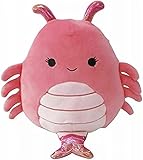 Squishmallows Official Kellytoy Collectible Sea Life Squad Squishy Soft Animals Ocean Fish (Simone Shrimp, 8 Inch)