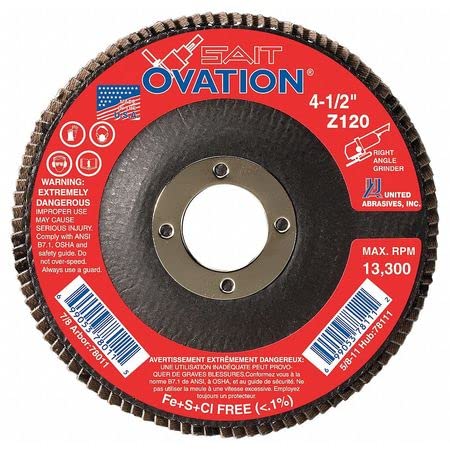 Arbor Mount Flap Disc, 7in, 40, Coarse