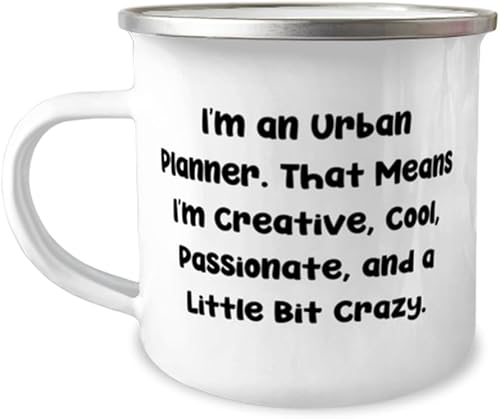 Miniatura 1 de I'm an Urban Planner. That Means I'm Creative, Cool,. 12oz Camper Mug, Urban planner Present From Boss, Cute For Coworkers, Gift ideas for urban