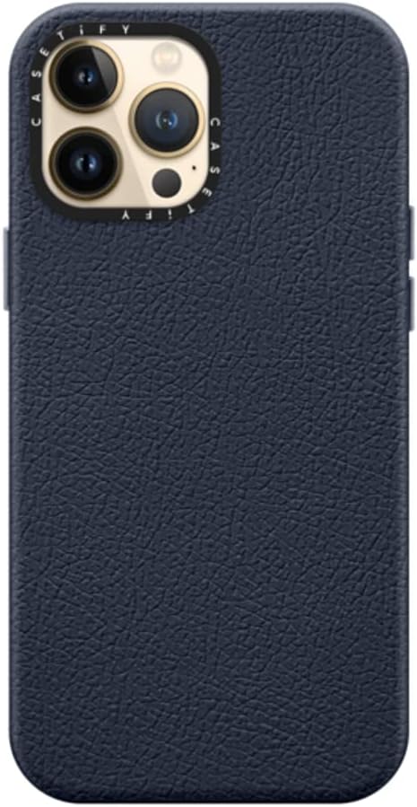 CASETiFY Pebbled iPhone 13 Pro Max Case [4.9ft Drop Protection/Compatible with Magsafe] - Navy Blue - Image 5
