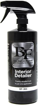 BLACKFIRE Interior Detailer | UV Protection for Leather, Vinyl, Plastic & More | Removes Dust, Fingerprints & Smudges | Quick & Easy Application | BF-365 | 32oz