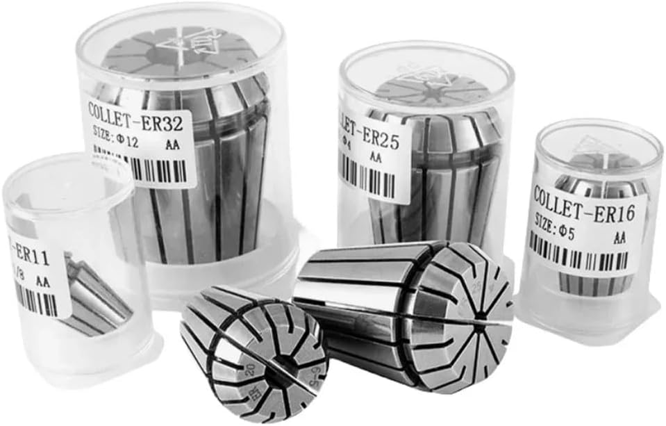ER40 Spring Collet Set 4mm to 26mm - High Precision 0.015mm Chuck Clamp Made of 65Mn Steel, HRC58 Hardness(21mm)