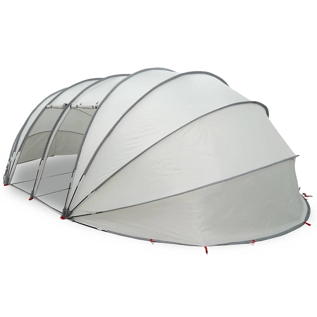 Solivagant Dôme de Tente de Piscine Gris 538 x 440 x 204 cm,(12 KG)