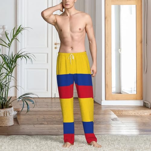 Pyjama flanelle Colombie homme idée cadeau idéal avec poches